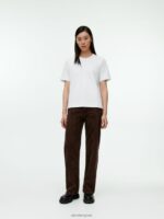 ARKET kleding 0DXJP339 wit zwaargewicht t-shirt vrouwen - Image 2
