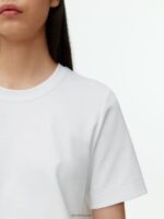 ARKET kleding 0DXJP339 wit zwaargewicht t-shirt vrouwen - Image 4