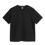 ARKET kleding 0DXJP341 zwart zwaargewicht t-shirt vrouwen