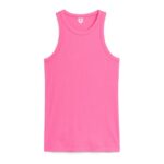 ARKET kleding 0DXJP342 felroze rib racer tanktop vrouwen