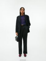 ARKET kleding 0DXJP346 donkerblauw merinotopje met lange mouwen vrouwen - Image 2