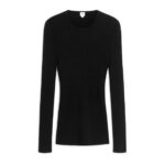 ARKET kleding 0DXJP348 zwart top met open achterkant vrouwen