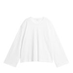 ARKET kleding 0DXJP352 wit oversized t-shirt vrouwen