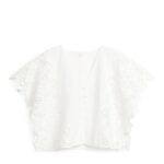 ARKET kleding 0DXJP35 wit broderie anglais blouse vrouwen