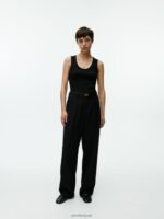 ARKET kleding 0DXJP364 zwart geribde tanktop vrouwen - Image 2