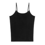 ARKET kleding 0DXJP365 zwart top van jersey met bandjes vrouwen