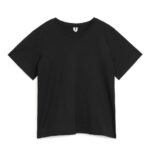 ARKET kleding 0DXJP370 zwart boxy t-shirt vrouwen