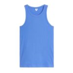 ARKET kleding 0DXJP373 blauw rib racer tanktop vrouwen
