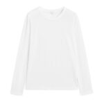 ARKET kleding 0DXJP391 wit T-shirt met lange mouwen vrouwen