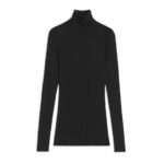 ARKET kleding 0DXJP393 zwart coltrui van pure merinowol vrouwen
