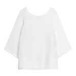 ARKET kleding 0DXJP404 wit gebreide katoenen trui vrouwen