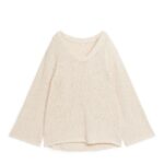 ARKET kleding 0DXJP407 gebroken wit bouclé trui vrouwen