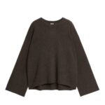 ARKET kleding 0DXJP432 bruin kasjmier trui vrouwen