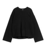 ARKET kleding 0DXJP433 zwart kasjmier trui vrouwen