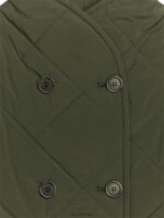 ARKET kleding 0DXJP450 donker kahkigroen gewatteerd jasje met sjaalkraag vrouwen - Image 7