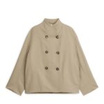 ARKET kleding 0DXJP452 beige linnen katoenen jasje vrouwen
