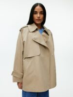 ARKET kleding 0DXJP458 beige korte trenchcoat vrouwen - Image 2