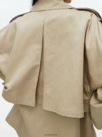 ARKET kleding 0DXJP458 beige korte trenchcoat vrouwen - Image 4