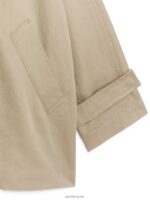 ARKET kleding 0DXJP458 beige korte trenchcoat vrouwen - Image 9
