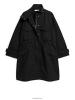 ARKET kleding 0DXJP462 zwart jasje met trekkoord vrouwen - Image 2
