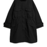 ARKET kleding 0DXJP462 zwart jasje met trekkoord vrouwen