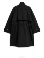 ARKET kleding 0DXJP462 zwart jasje met trekkoord vrouwen - Image 3