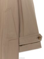 ARKET kleding 0DXJP465 donker beige trenchcoat van katoenmix vrouwen - Image 3
