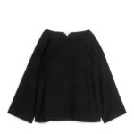 ARKET kleding 0DXJP47 zwart gekreukte bovenkant vrouwen