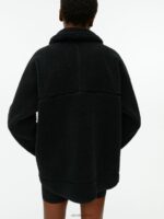 ARKET kleding 0DXJP483 zwart Jack met hoge hals vrouwen - Image 3