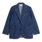 ARKET kleding 0DXJP491 blauw oversized denimblazer vrouwen