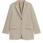 ARKET kleding 0DXJP494 beige Hopzakwollen blazer vrouwen