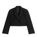 ARKET kleding 0DXJP496 zwart cropped blazer vrouwen