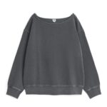 ARKET kleding 0DXJP500 donker grijs ontspannen sweatshirt vrouwen