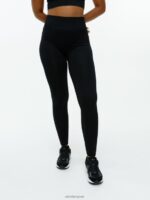 ARKET kleding 0DXJP504 zwart naadloze yogalegging vrouwen - Image 2