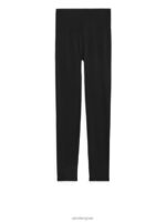 ARKET kleding 0DXJP504 zwart naadloze yogalegging vrouwen