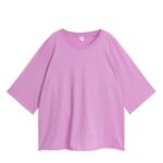 ARKET kleding 0DXJP512 roze katoenen pyjamashirt vrouwen
