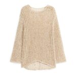 ARKET kleding 0DXJP513 beige opengebreide trui vrouwen