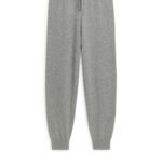 ARKET kleding 0DXJP529 grijs gebreide kasjmier broek vrouwen