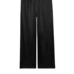 ARKET kleding 0DXJP531 zwart zijden broek vrouwen