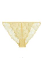 ARKET kleding 0DXJP535 geel kanten tanga vrouwen