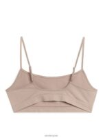 ARKET kleding 0DXJP540 beige zachte naadloze top vrouwen - Image 2