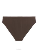 ARKET kleding 0DXJP541 donker bruin naadloze slip vrouwen - Image 2