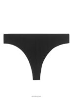 ARKET kleding 0DXJP543 zwart naadloze strings vrouwen - Image 4