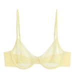 ARKET kleding 0DXJP548 geel beugelbeha van mesh vrouwen