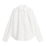 ARKET kleding 0DXJP56 wit popeline overhemd vrouwen