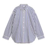 ARKET kleding 0DXJP57 blauw Wit relaxed poplin overhemd vrouwen
