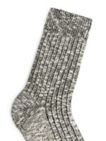 ARKET kleding 0DXJP581 zwart wit grof gebreide sokken Heren - Image 3