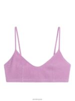 ARKET kleding 0DXJP589 roze Gekreukt bikinitopje vrouwen