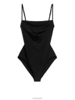 ARKET kleding 0DXJP591 zwart Badpak met vierkante hals vrouwen - Image 2