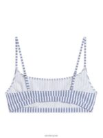 ARKET kleding 0DXJP593 blauw Wit seersucker bikinitopje vrouwen - Image 2
